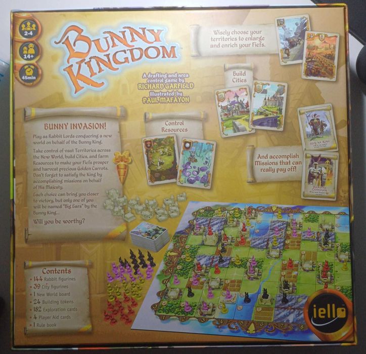 Bunny Kingdom – edycja angielska – kompletna – karty w koszulkach