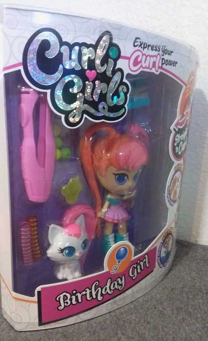 Boneca Curli Girls - Birthday Girl - Nova!!