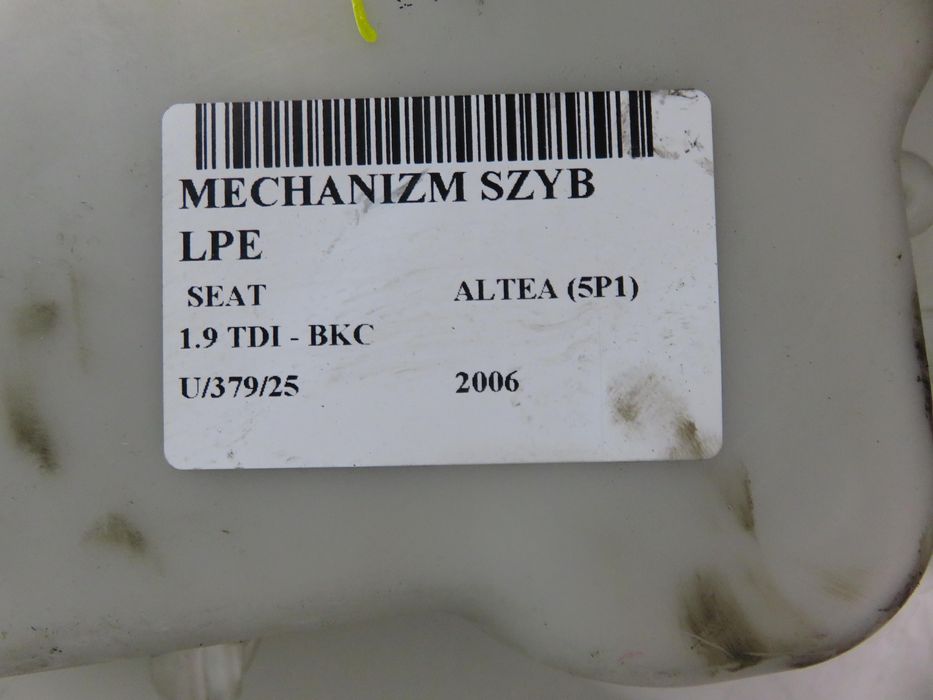 Podnośnik Szyby Lewy Przedni Seat Altea