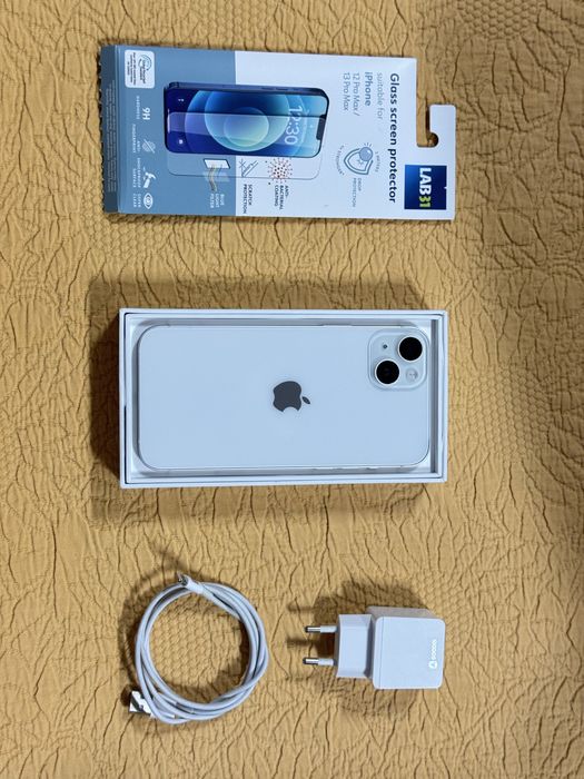iPhone 14 Plus 256GB Branco - Bateria 100% saúde