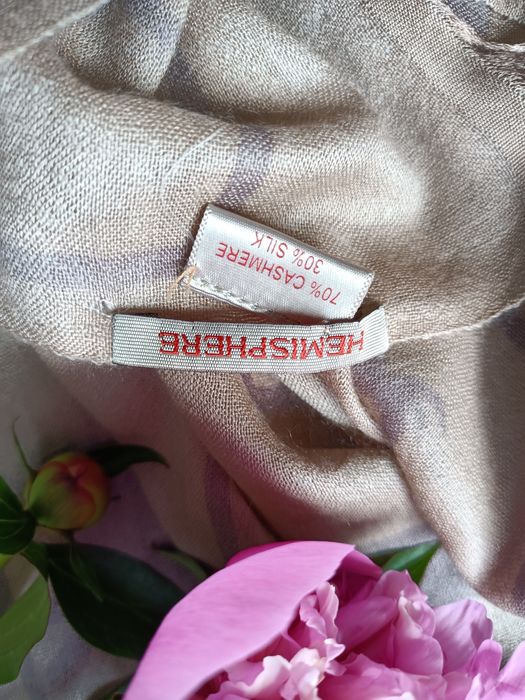 Hemisphere Szal kaszmir jedwab