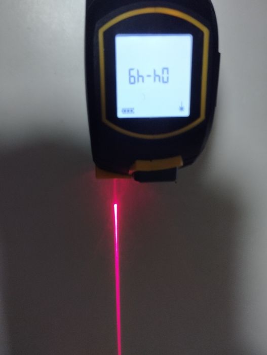Dalmierz laserowy 3 w 1 , cyfrowa taśma miernicza 5 m , laser 100 m