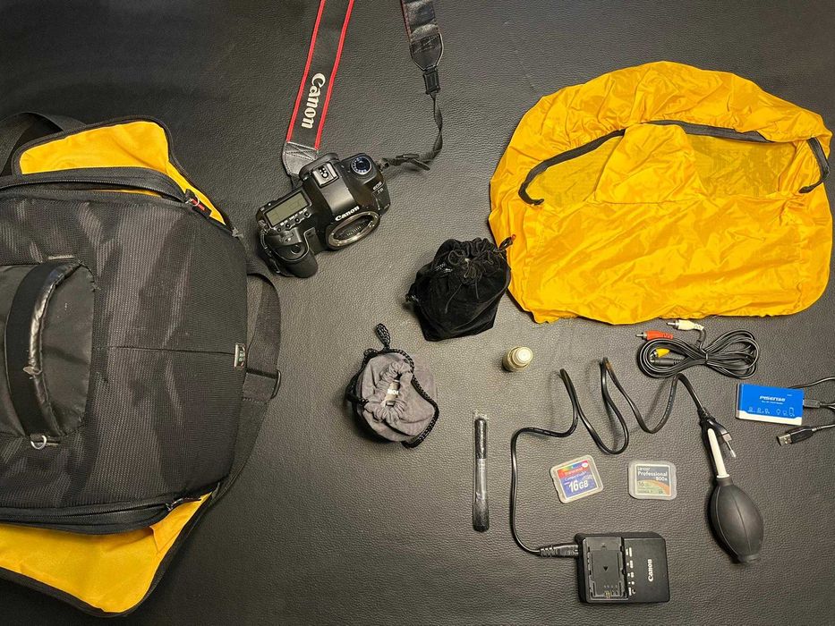 Estojo fotografia Canon 5D Mark II + Lentes 50mm e 14mm