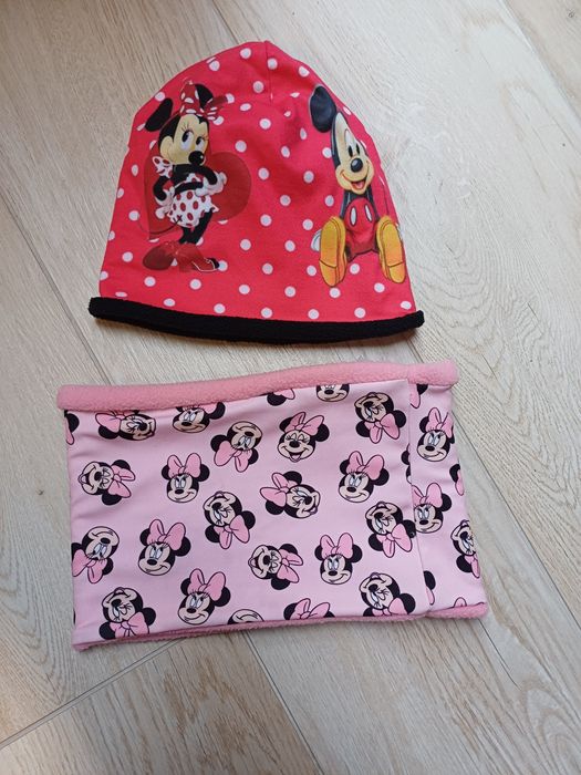 Komplet używany czapka I komin 46-50 cm