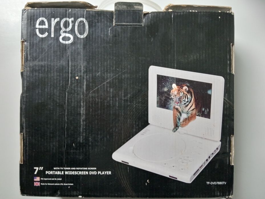 Портативный DVD плеер 7" Ergo