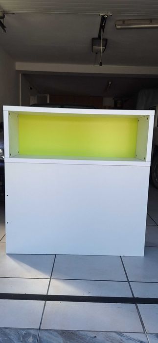 Cabeceira com arrumação para cama de solteiro IKEA FLAXA