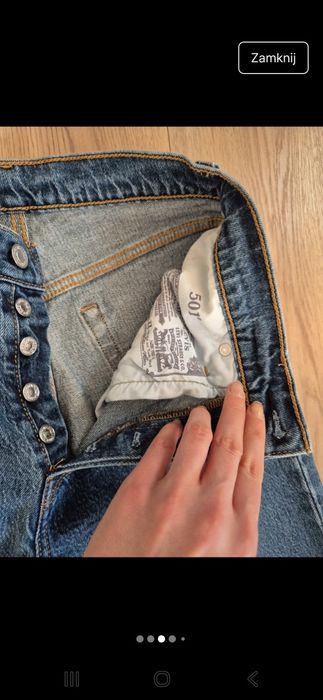 Levi's 501 rozmiar 25