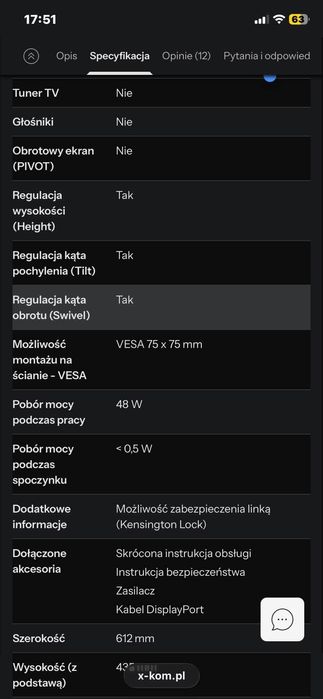 Monitor MSI optix MAG27CQ