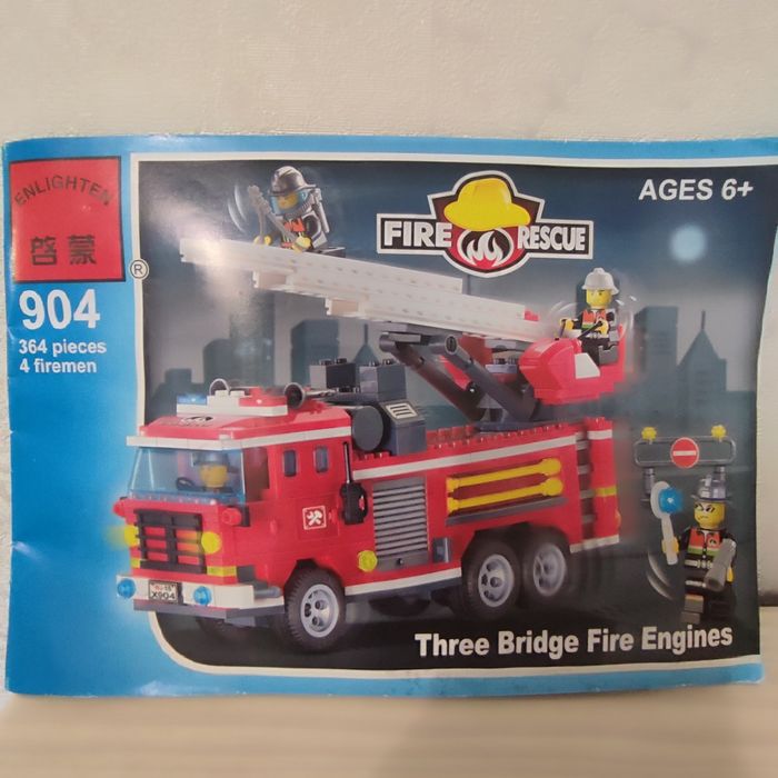 Конструктор легосумісний Пожежний Автомобіль