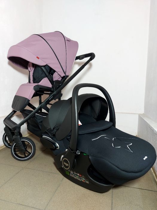 Коляска реверсна CARRELLO ALFA +автокрісло автолюлька Carrello Vega
