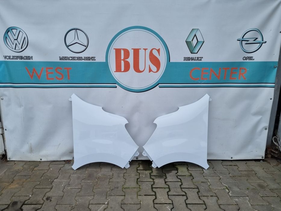 Крило переднє праве ліве біле Рено Мастер 4 Renault Master 4 2019-2023
