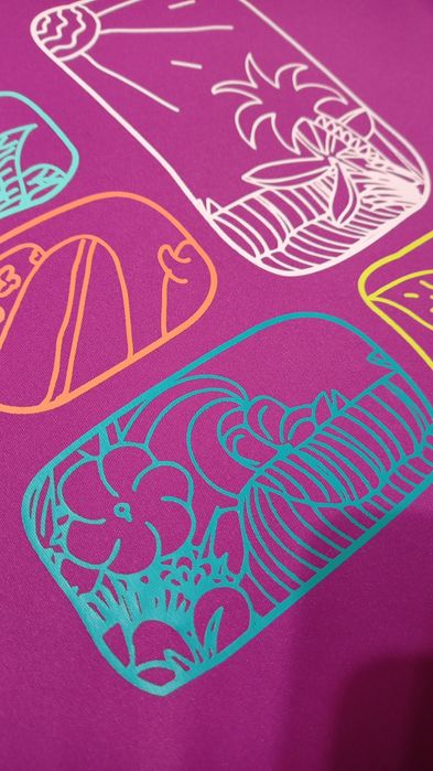 Oxylane спортивна жіноча футболка фіолетова р. S / для бігу / для бега