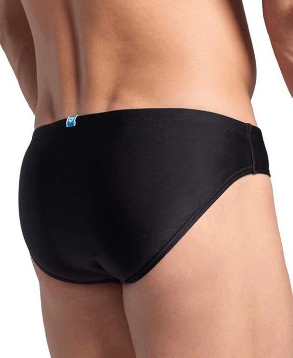 Kąpielówki ARENA SANTAMARIAS R L (UK40) Męskie Czarne Dopasowane