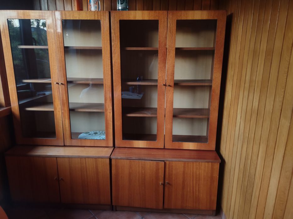 Dwa takie same regały PRL / biblioteczki