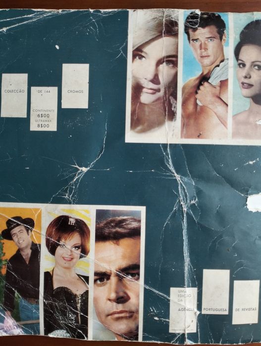 Caderneta Ídolos do Espectáculo (a faltar um cromo)