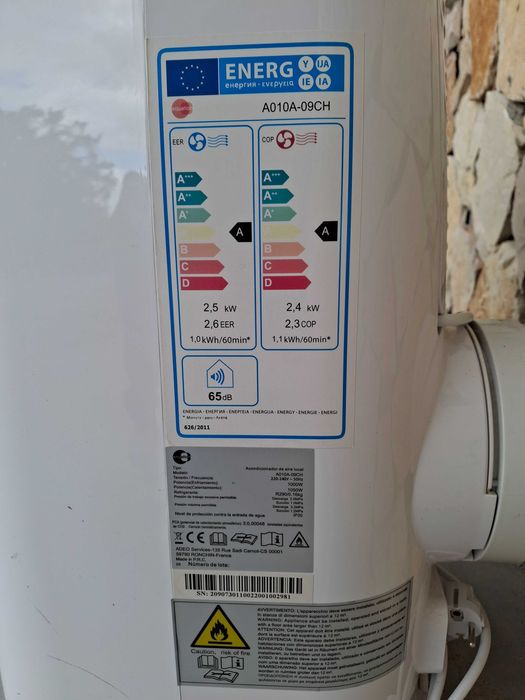 Ar condicionado Portátil 9.000 BTU (quente e frio)