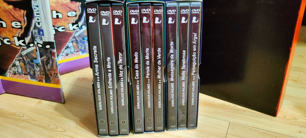 Coleção DVDs Sherlock Holmes
