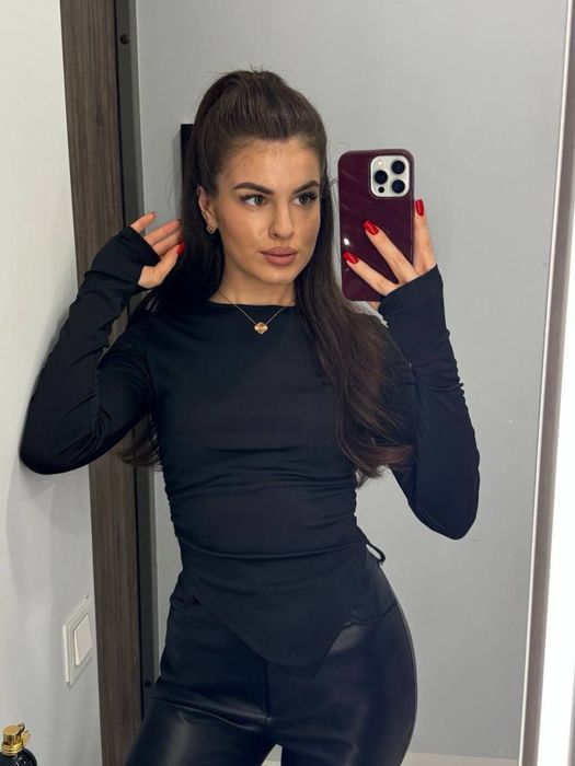 Асиметричний лонгслів 8 кольорів