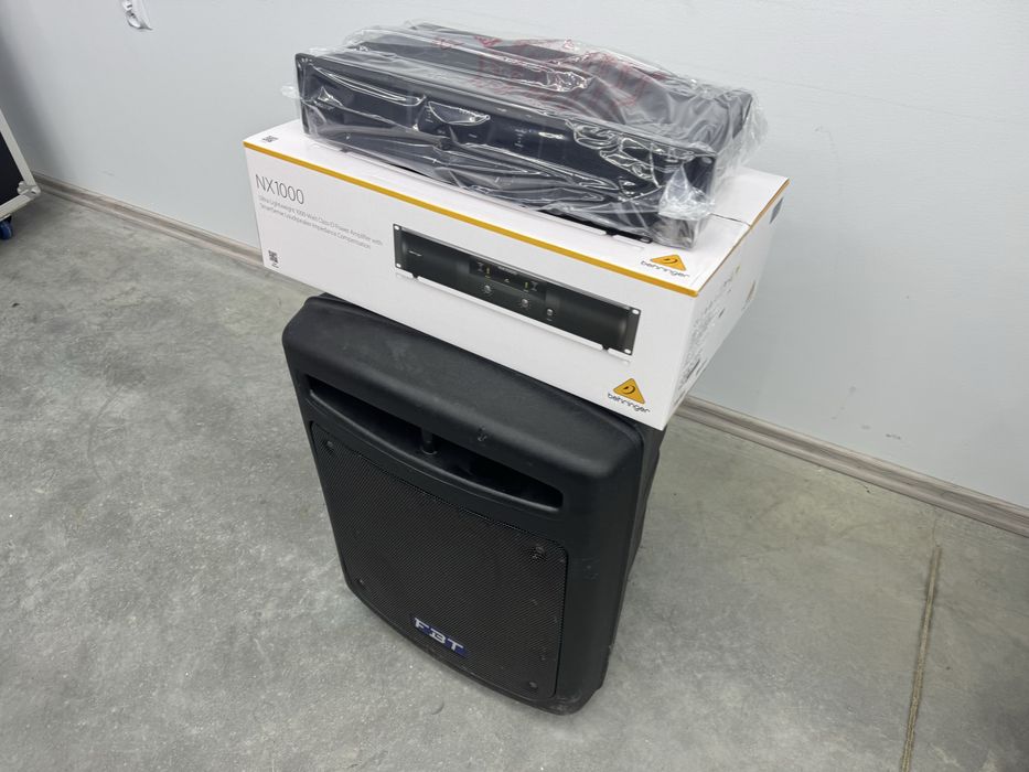FBT MaxX 9 S oraz nowy wzmacniacz okazja 900w rms cena za set