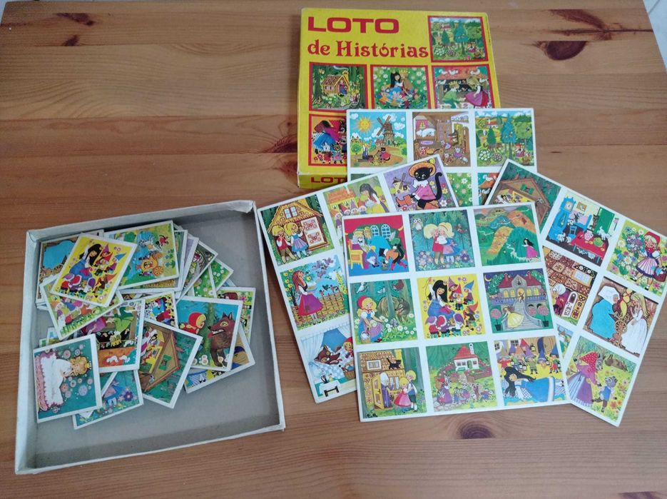 Jogo didáctico "Loto de histórias"