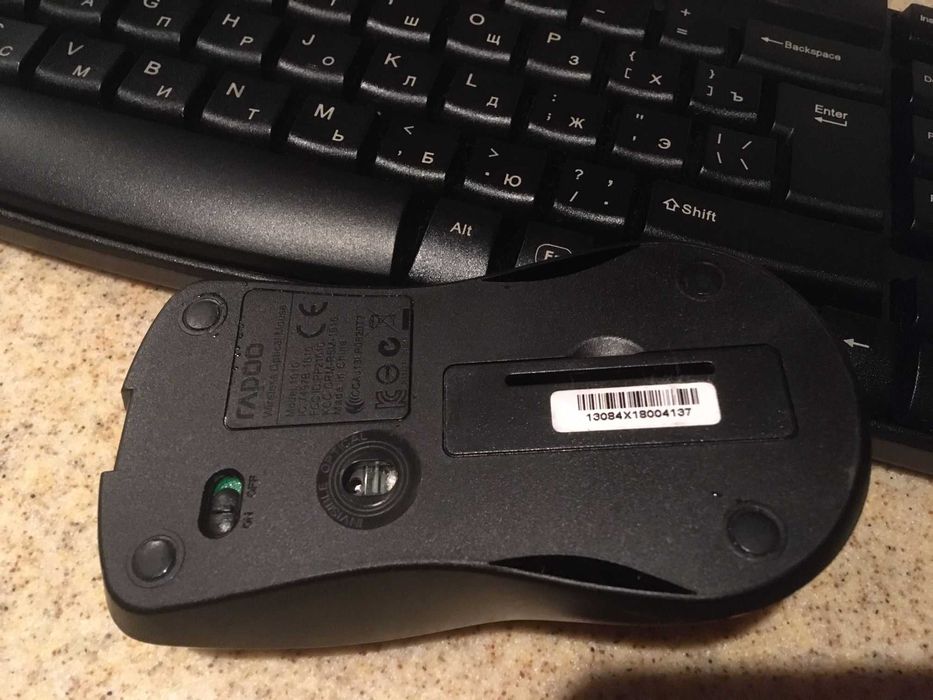 Клавиатура и мышка RAPOO ХI800 для компьютера, новые