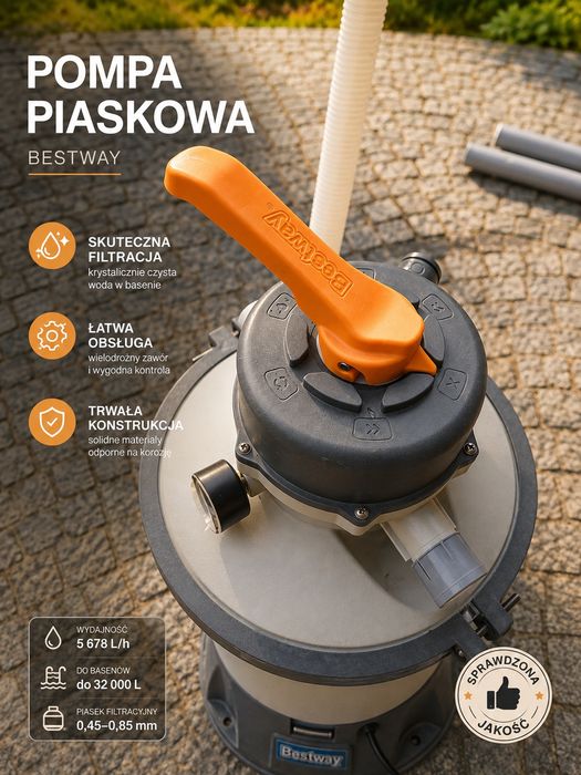 Pompa piaskowa Bestway, jak nowa