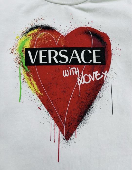 Оригінальний лонгслів Versace на зріст 86 см