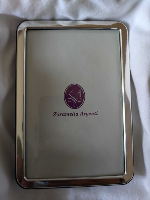 Moldura em Prata da Zaramella Argenti® (20cmx25cm)— Nova em Caixa