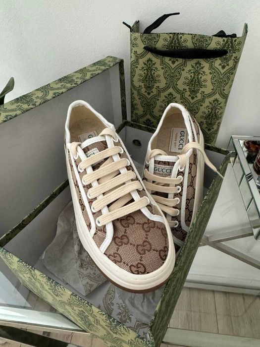Trampki Gucci nowe rozmiar 41 -26 cm ,orginalny karton