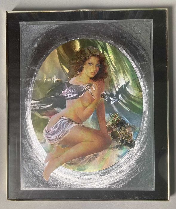 Quadro com Imagem de Outono (~33.5 x 28.5cm)