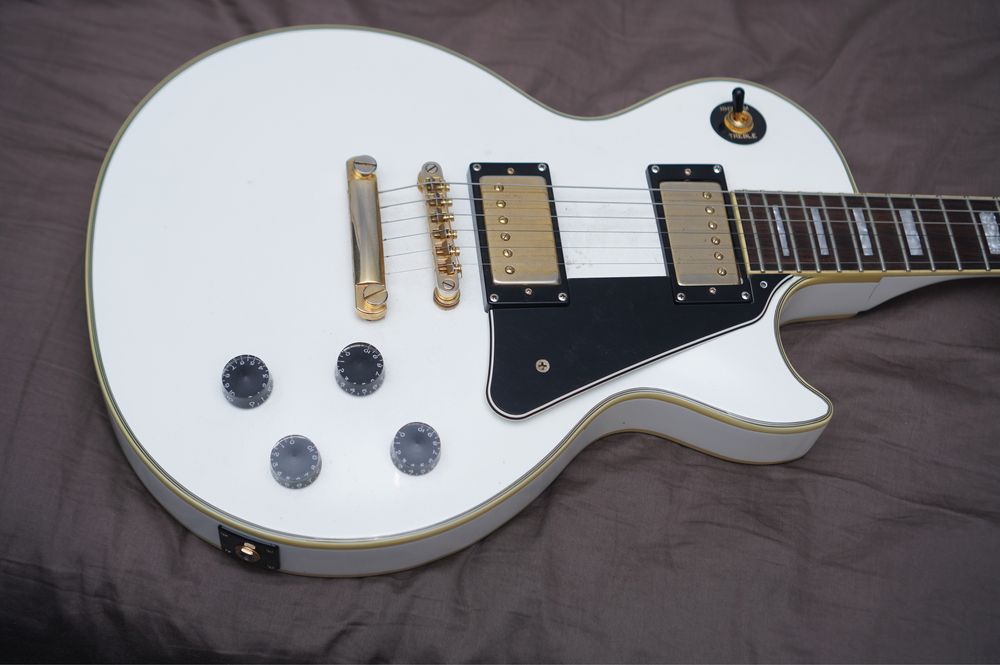 【kojiro】Epiphone les paul custom Epiphone Les Paul Custom Figured Transparent Blue - Ceny i