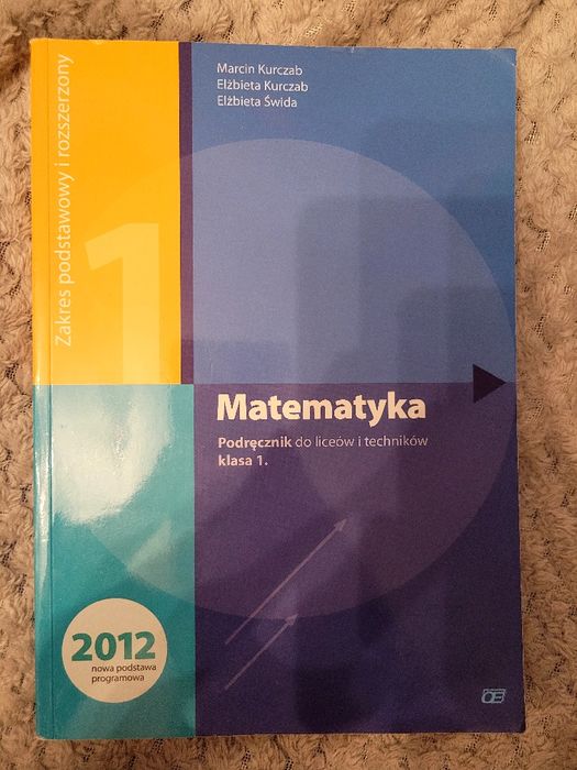 Matematyka podręcznik 1