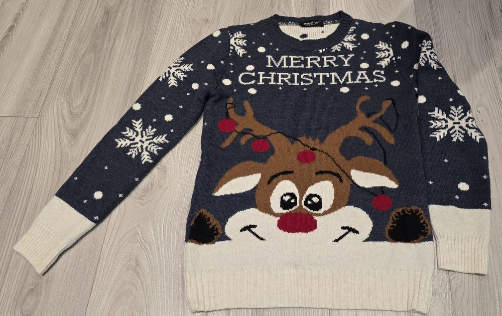 Sweterek sweter świąteczny Święta Bożego Narodzenia S / M