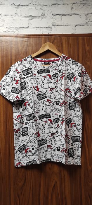 T-shirt Cropp bałwanki rozm. S