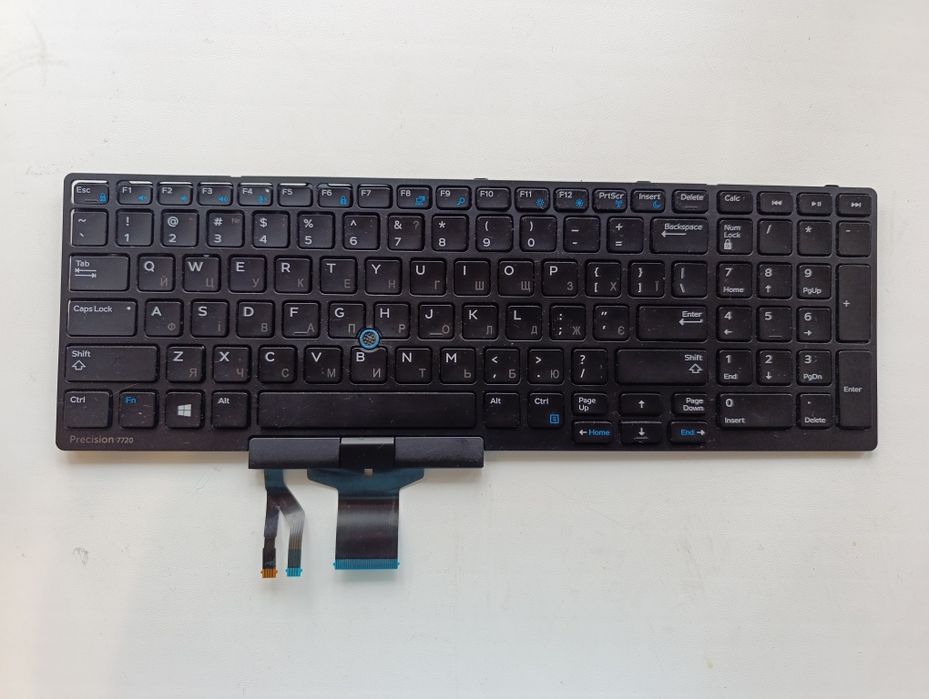 Клавіатура для ноутбуків DELL 7720 7710 Latitude E5550 E5570 Precision 3510  3520 3530 7510 7520