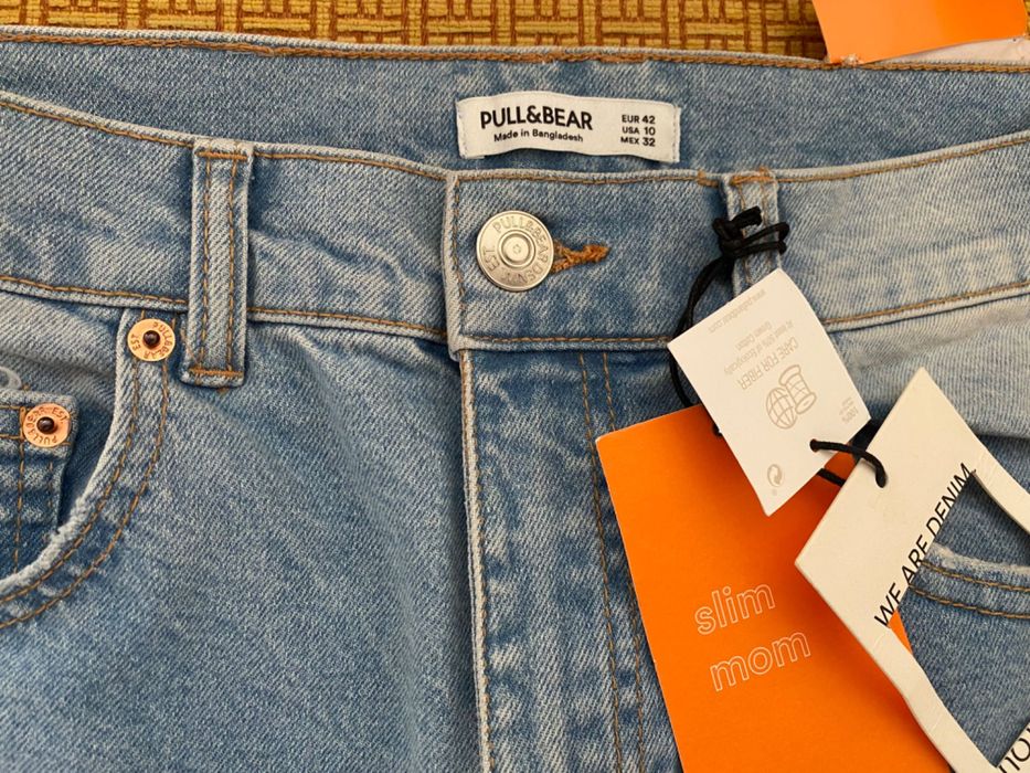 Джинси pull&bear slim mom 42