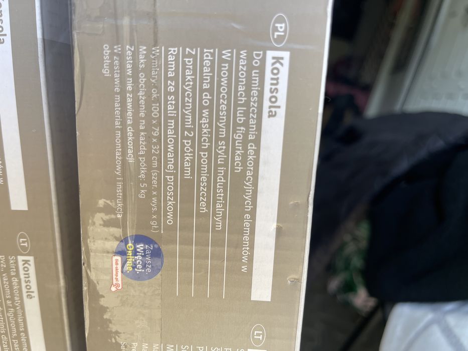 Nowa LIVARNO home Konsola z 2 półkami