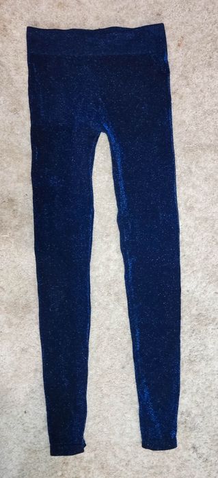 Legginsy brokatowe świecące 146/152