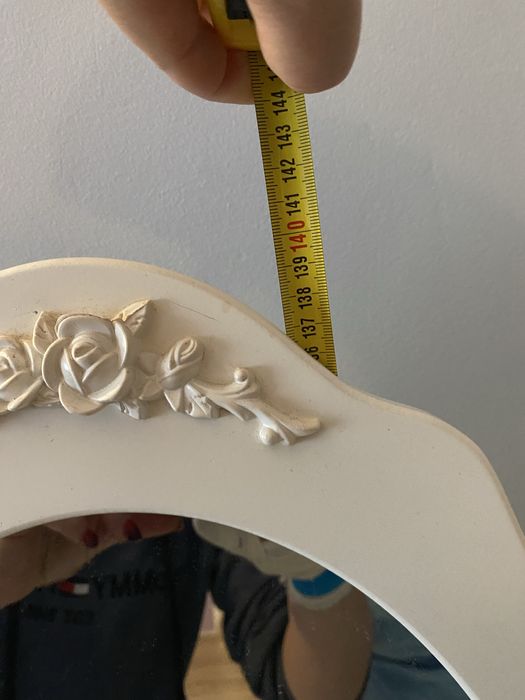 Toaletka biala z lustrem