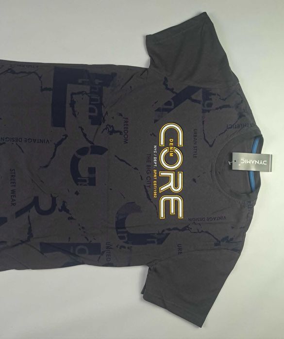 Koszulka męska bawełna t-shirt męski Dynamic r. XL obwód 112 cm