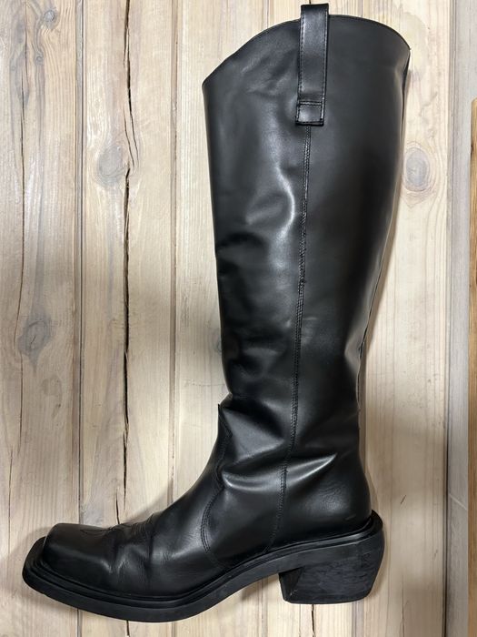 Alohas Carlem Boots czarne skórzane kozaki kowbojki skóra naturalna 41