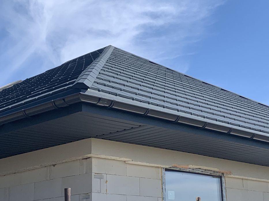 Dachy Przebudowy Budowa Domów Pokrycia Dachowe Blachodachówka Trapez