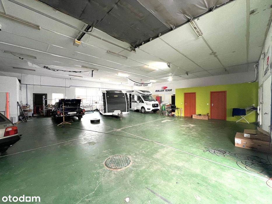 Hala 314m2 ( 272m2 hala, 42m2 biura) Rzeszów Krakowska, stan idealny