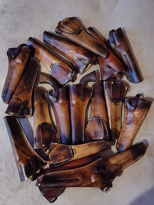 Pochwa, Kabura skórzana 8 "/Remington/Colt..