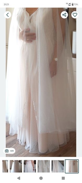 Suknia ślubna plus size XL XXL styl Anna Kara