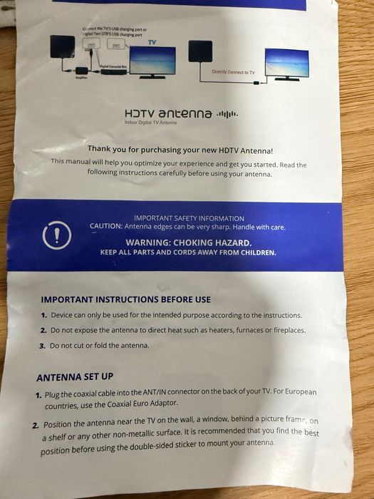 Antena digital para TV