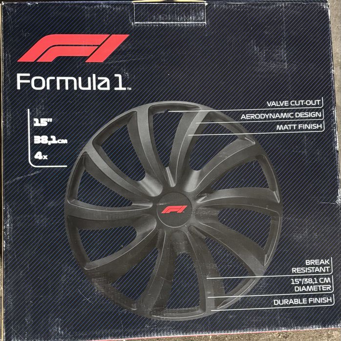 Zestaw Kołpaków Formula 1 15”, 38,1cm 4x