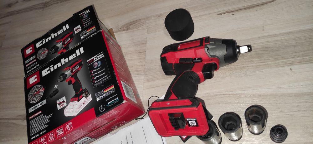 Klucz udarowy Einhell Power IMPAXXO 18/230 Solo 1/2 zakrętark jak nowy