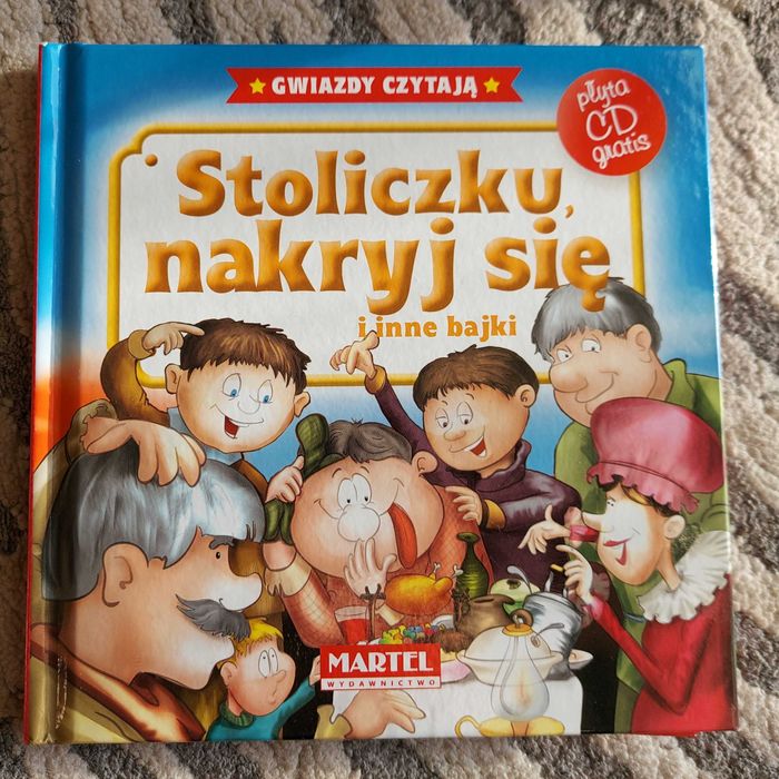 Płyta CD i ksiażeczka Gwiazdy czytają bajki