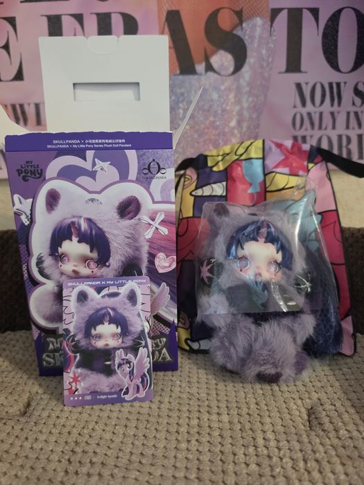 Pop mart my little pony skullpanda twilight sparkle